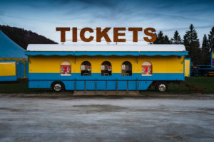 Ticket cart, Circus Ticket cart, Circus